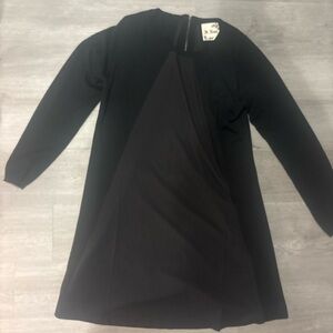 M. Rena Black Long Sleeve Top